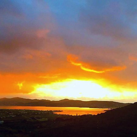 Romantic Sunset Cycladic House In Sotires Moni Christou Dasous Exterior photo