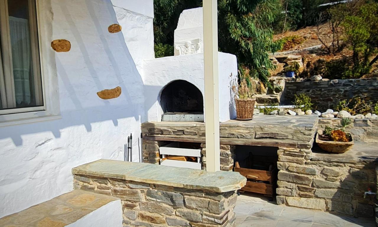 Romantic Sunset Cycladic House In Sotires Moni Christou Dasous Exterior photo