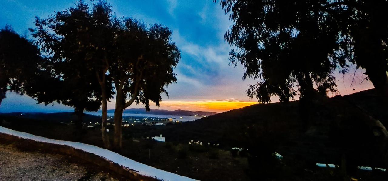 Romantic Sunset Cycladic House In Sotires Moni Christou Dasous Exterior photo